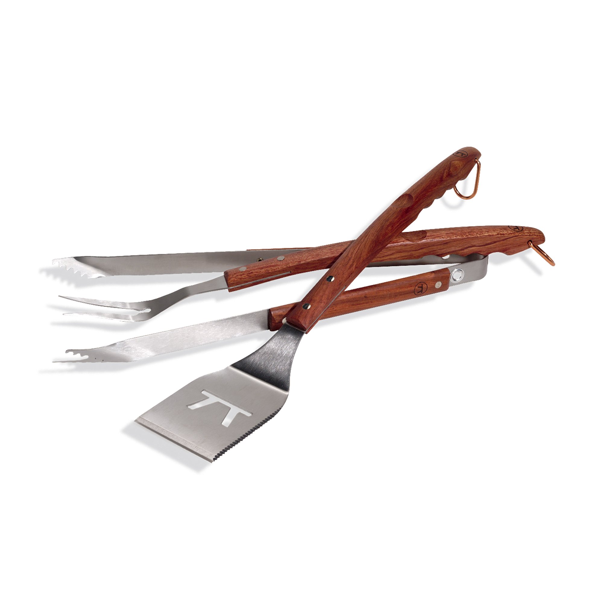 Amazon.com : Outset QB00 BBQ, 1 EA, Rosewood 3 Piece Tool Set